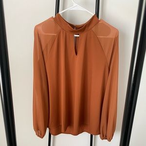Burnt Orange Blouse!